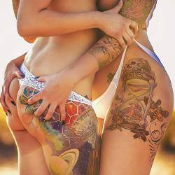 tattedbeautues:  Carmen Bay & Katie