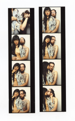 vivian-fu:  Tim and Me in the Photobooth,