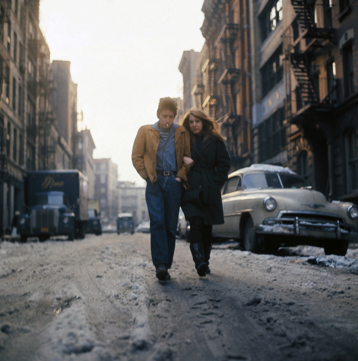 baldespendus:  Bob Dylan and Suzie Rotolo in West Village, New York City, February