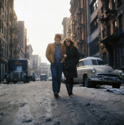 Baldespendus:  Bob Dylan And Suzie Rotolo In West Village, New York City, February