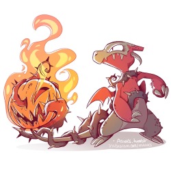 ashks:  Halloween Charmeleon 🎃 