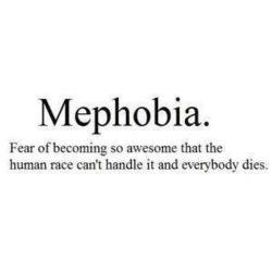 Dont laugh, its a serious phobia.  It took