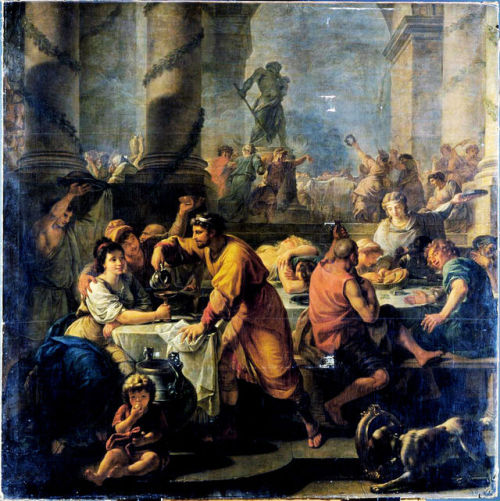 arthistorycq:Saturnalia (1783) by Antoine CalletHappy Saturnalia! Celebrate wisely 