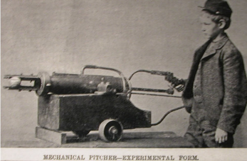 Charles Hinton&rsquo;s Baseball Pitching Cannon,Charles Hinton was a mathematics professor with Prin