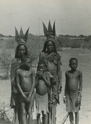 Until the mid 19th century, Herero people of Namibia, like others in southern Africa, wore clothing 