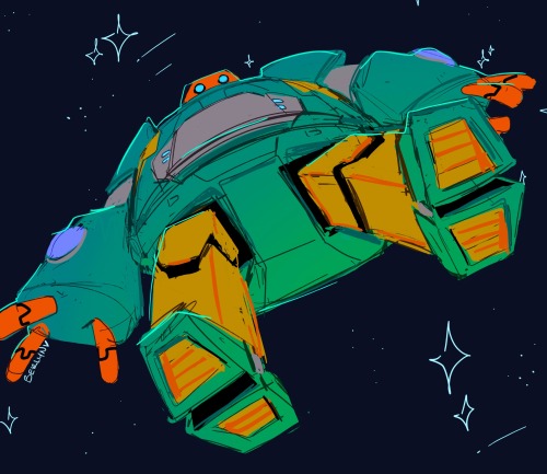 Little Space Man Doodle C: