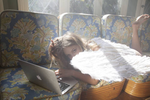 parasoli:  alana champion for galore magazine by chuck grant.