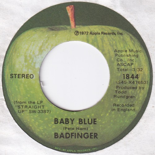 BADFINGER - Baby Blue 7" (1972/UK)us press