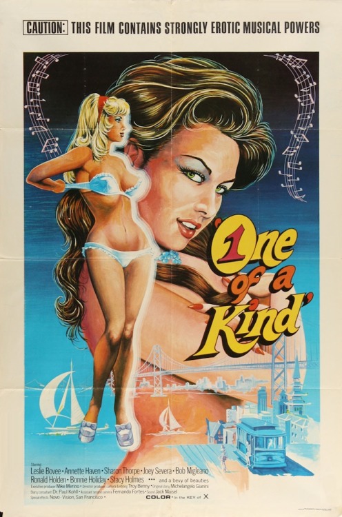 CAUTION: THIS FILM CONTAINS STRONGLY EROTIC MUSICAL POWERS
Perhaps the greatest movie tagline of all time.