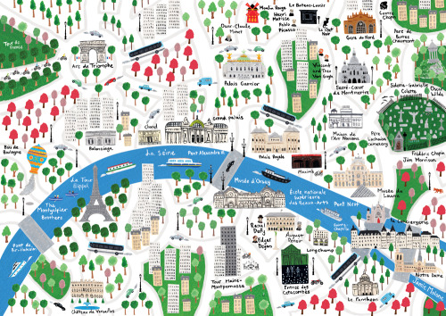 mapsontheweb: My map of Paris. Thanks for viewing.