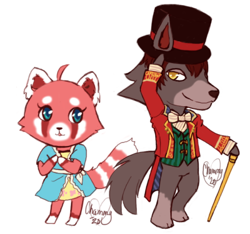 …I had to draw my sona and Lupin as Animal Crossing villagers. I HAD TO.I COULD NOT STAY MY H