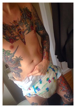 diaper-rocker:  tattoos + (wet) diapers =