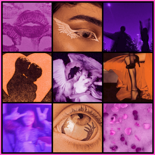 May I Request A Moodboard For A Winged God That Is Both Masculine And Feminine With The Realms Of Euphoria,
