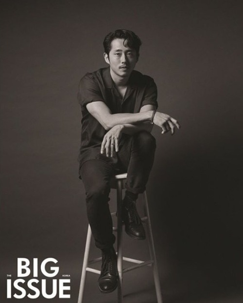 jdmsrovia:Steven Yeun for The Big Issue Korea