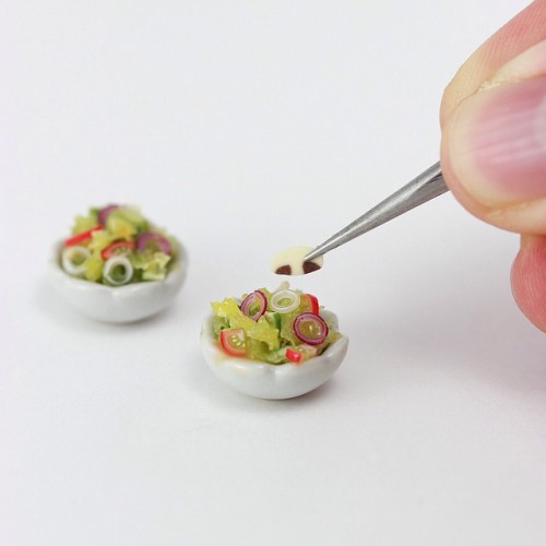 instagram:  The Marvelous Miniature Culinary Creations of @shayaar  To see more of Shay’s teensy culinary creations, follow @shayaar on Instagram.  “People can’t get enough of seeing their favorite treat in the size of their finger,” explains