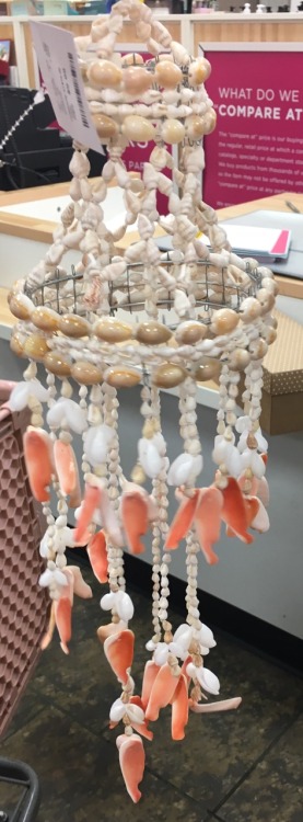 shiftythrifting:Idk if this counts bc they were found in tj max but they were made of seashells? a C