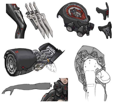 theomeganerd:  Metal Gear Rising: Revengeance ~ New Concept Art