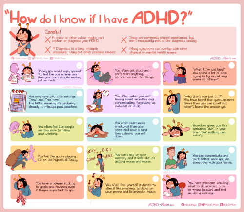 adhd-alien:  I get a lot of DMs asking me “How do I know if I have ADHD?” and the short 