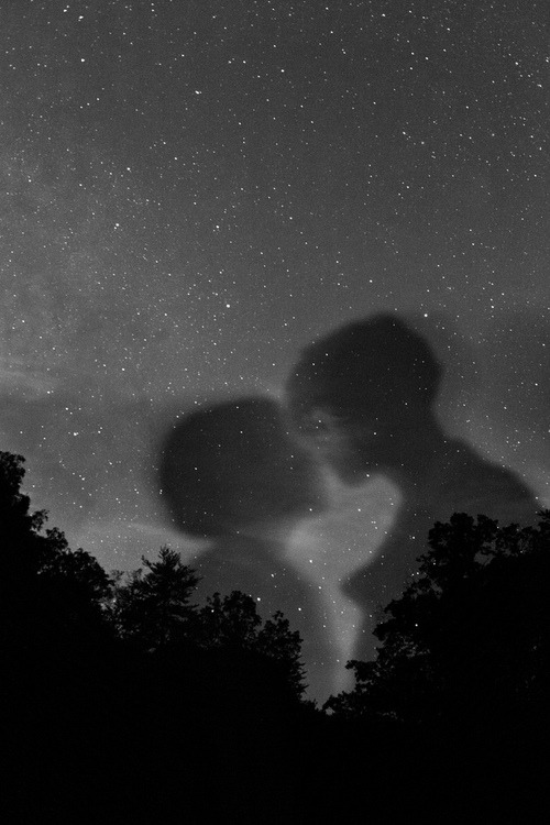 jordantiberio:  Jordan Tiberio, M and I in the Montpelier sky, VA. September, 2012. 