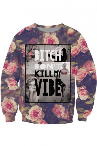ushedlydcoll: Inspired sweatshirts and hoodies [Up to 71% off]  Floral Letter &gt;&gt;