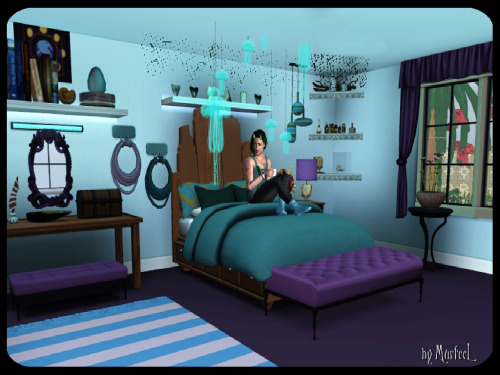 Modern Mages - Part 5I love @brenna-ivy’s art, and recreating their Modern Witch series for The Sims