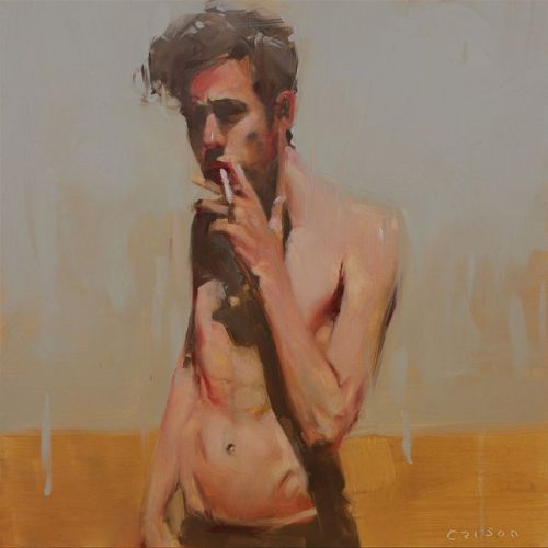 Michael Carson (American, b. 1972 Minneapolis, MN, USA) - Break (+ detail) Paintings: Oil on Canvas