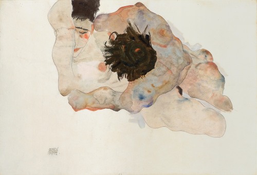 amare-habeo: Egon Schiele (Austrian, 1890-1918) Embrace, 1912