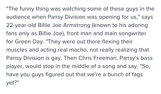 vaspider:somethingaboutsomethingelse:homo-sex-shoe-whale:homo-sex-shoe-whale:homo-sex-shoe-whale:homo-sex-shoe-whale:At any given moment, I am thinking about Green Day and Pansy DivisionFor the record, Pansy Division is a VERY openly gay punk band. Green