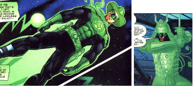 Hal Jordan vs. Kyle Rayner (lantern battle) - Battles - Comic Vine