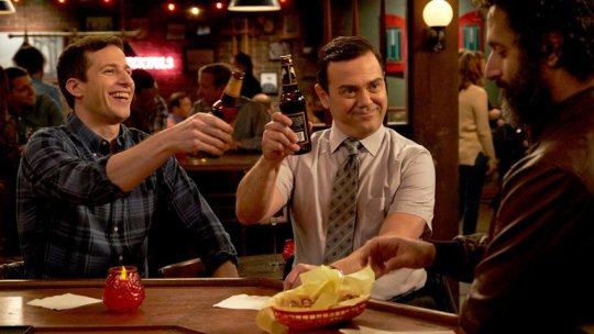 thatsgoodweed:  bob-belcher:  bob-belcher:   Hulu, TBS, NBC and Netflix have expressed interest in the now former Fox comedy.   In the Peak TV world, one network’s canceled show may be another’s new arrival. Such could be the case for Brooklyn Nine-Nine
