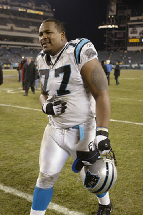 stupidthick:  fcsdtrmntn:  There is something special about a thick sexy dude with ample ass and dick print…..Kristopher Jenkins  Yes  Go Panthers