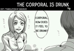 sakuruhs:  The Corporal is Drunk by Hiyo Edit and Translation by sakuruhs     