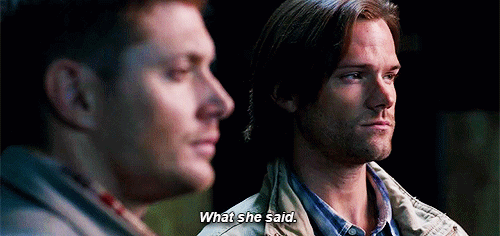 thewinchestercave:  The Bowel Movement Scene - No “Chick Flick” Moments