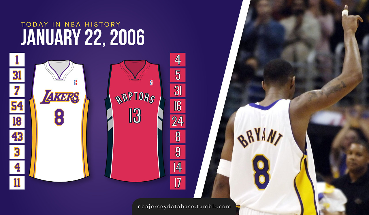 kobe bryant jersey toronto