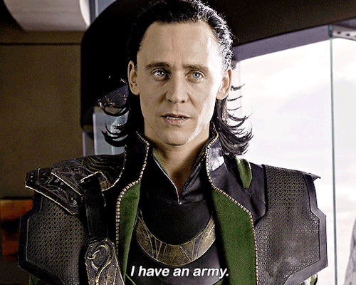 hoeberynmartell:[Loki looking into the camera like he’s in the office]