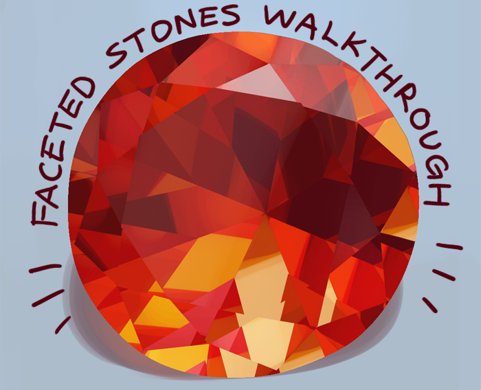 cz-artblog:  viivus:  I made a walkthrough of my process for drawing faceted stones!