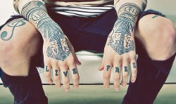 letliveintheend:  band/tattoo blog †