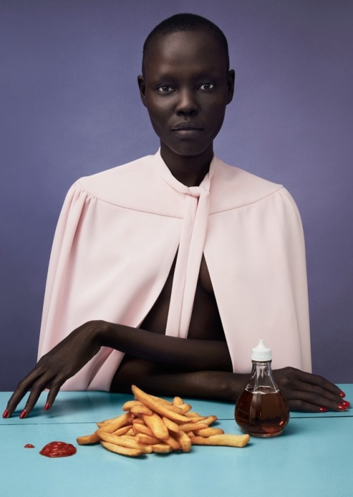 visualjunkee:SUNRISE MART - model: Grace Bol - photography: Sølve Sundsbø - fashion editor: Mattias 
