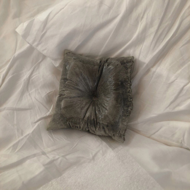 Porn photo preservedfawn:concrete pillow by sarah bowling