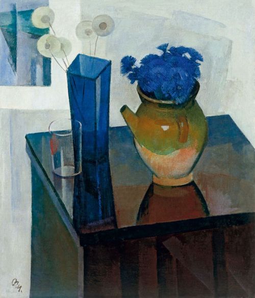 lyghtmylife:Sergei Ivanovich Osipov(Russian Painter 1915–1989)Cornflowers, 1976oil on can