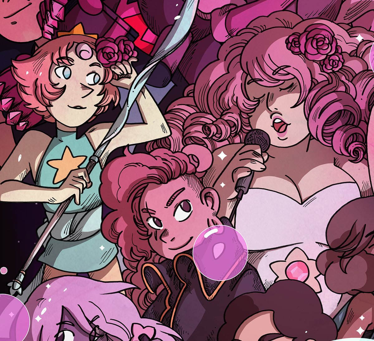 secondlina: secondlina:   New Steven Universe print now completed!! Gonna have this
