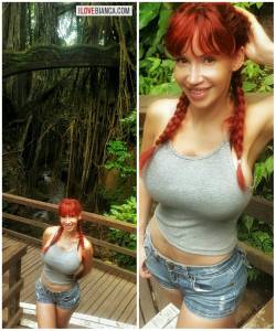 Already in ❤ with #Bali!  www.ilovebianca.com  #ilovebianca #biancabeauchamp #redhead #travel by biancabeauchampmodel