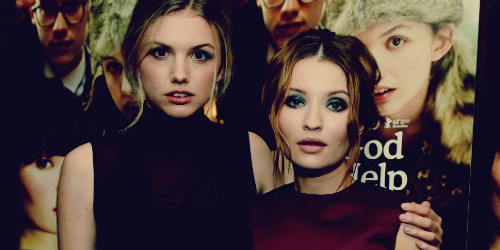 nostalgiaispeace: Hannah Murray and Emily Browning at the NY Screening of “God Help the Girl” - 25 August 2014