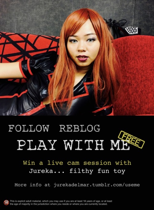 jurekadelmar: PLAY WITH ME - Users who will follow my blog or reblog this post from my blog (www.jur