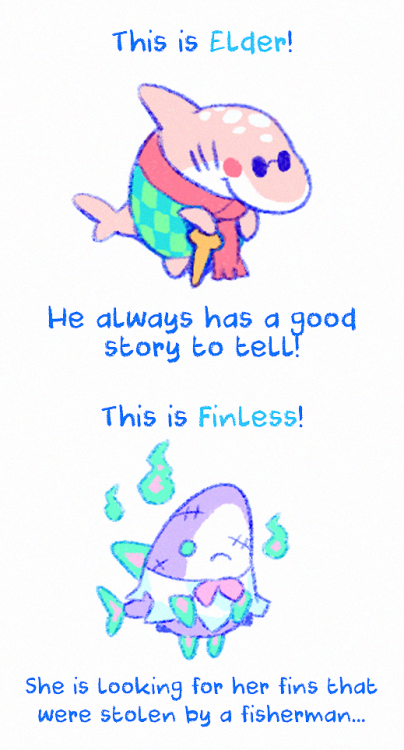 fabula-ultima: One of my biggest desires is to have Shark Villagers in Animal Crossing! But since no