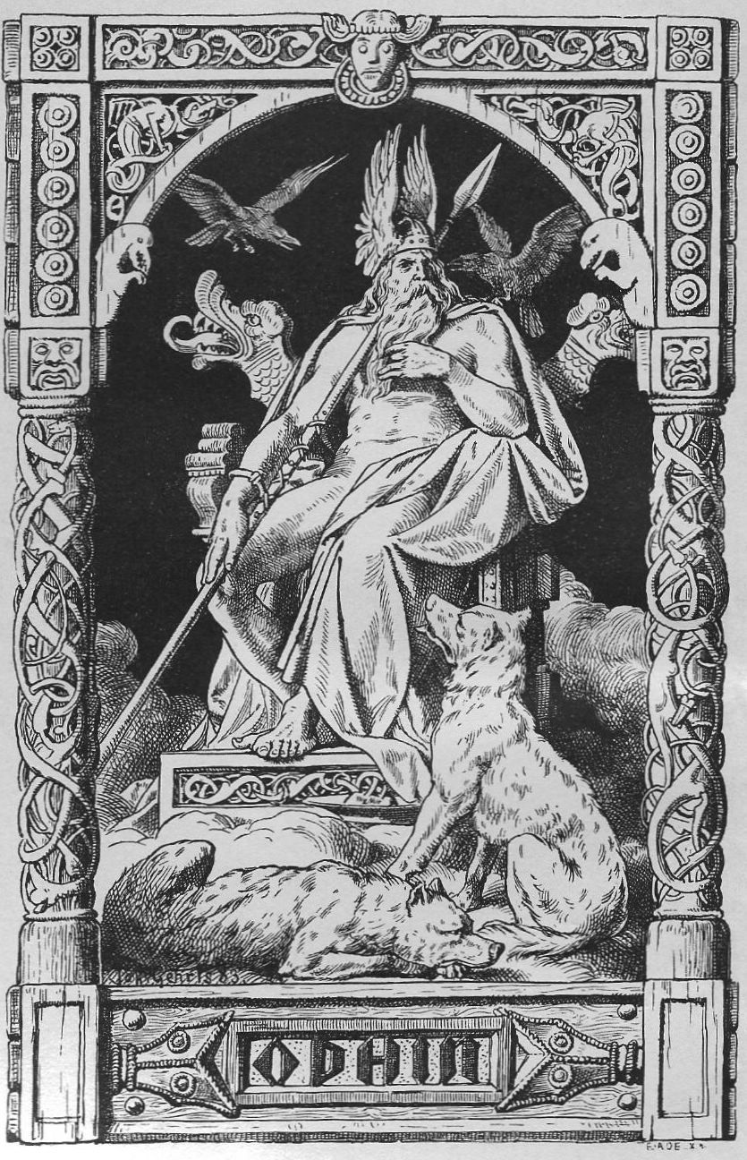 Fénrir (the wolf) ends with Odin, the Universal God (Norse Mythology).