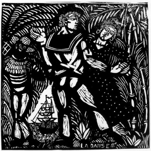 The Pleasures of Peace: Dance (The Journey to the Islands), 1910, Raoul DufyMedium: woodcut,paper