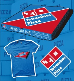 byway:  My ‘Tetrominos Pizza’ T-shirt