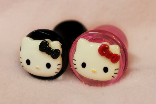 kittensplaypenshop:  Hello Kitty Plugs :3 adult photos