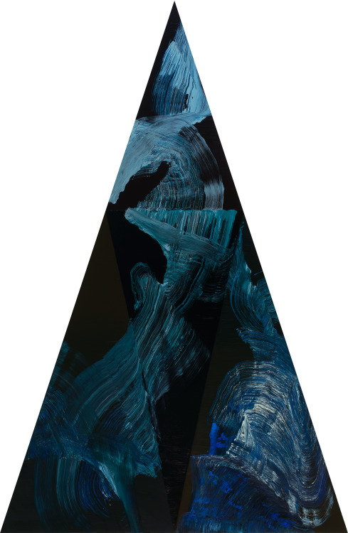 Jeremy SzopinskiMonument #6 (Pyramid)Oil on board72″ x 47″2016www.jeremyszopinski.com